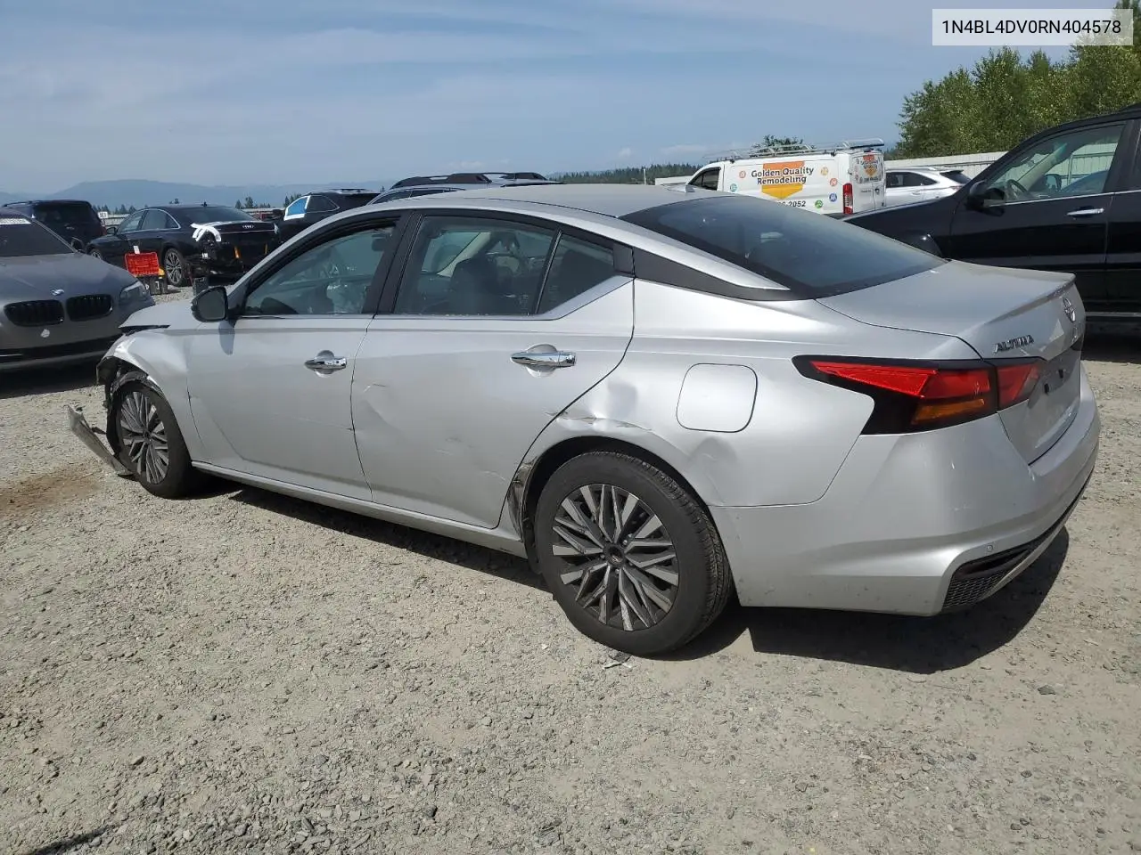 2024 Nissan Altima Sv VIN: 1N4BL4DV0RN404578 Lot: 60687045