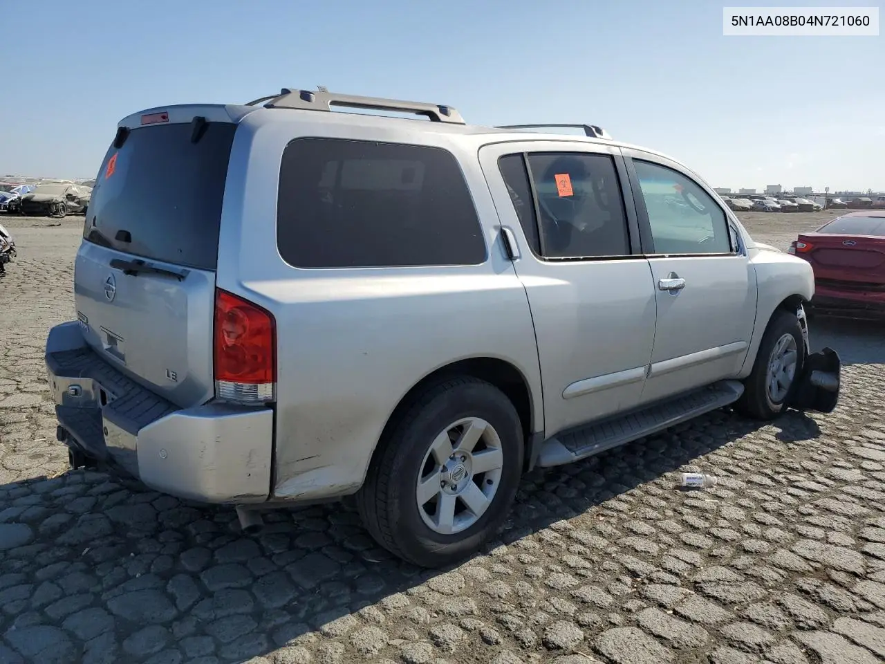 2004 Nissan Armada Se VIN: 5N1AA08B04N721060 Lot: 61192325