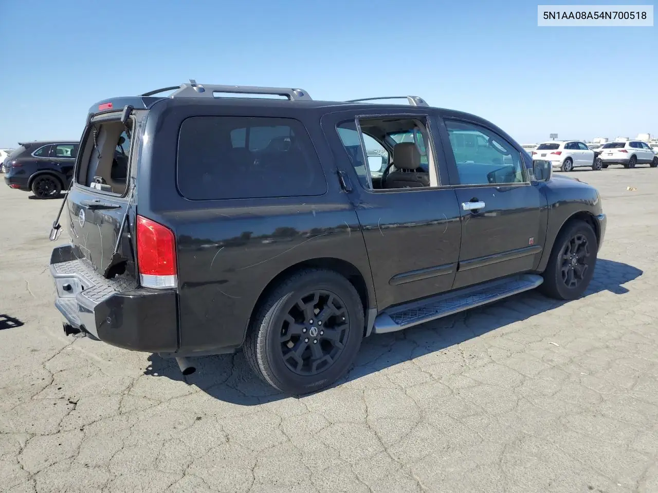 2004 Nissan Armada Se VIN: 5N1AA08A54N700518 Lot: 62893685