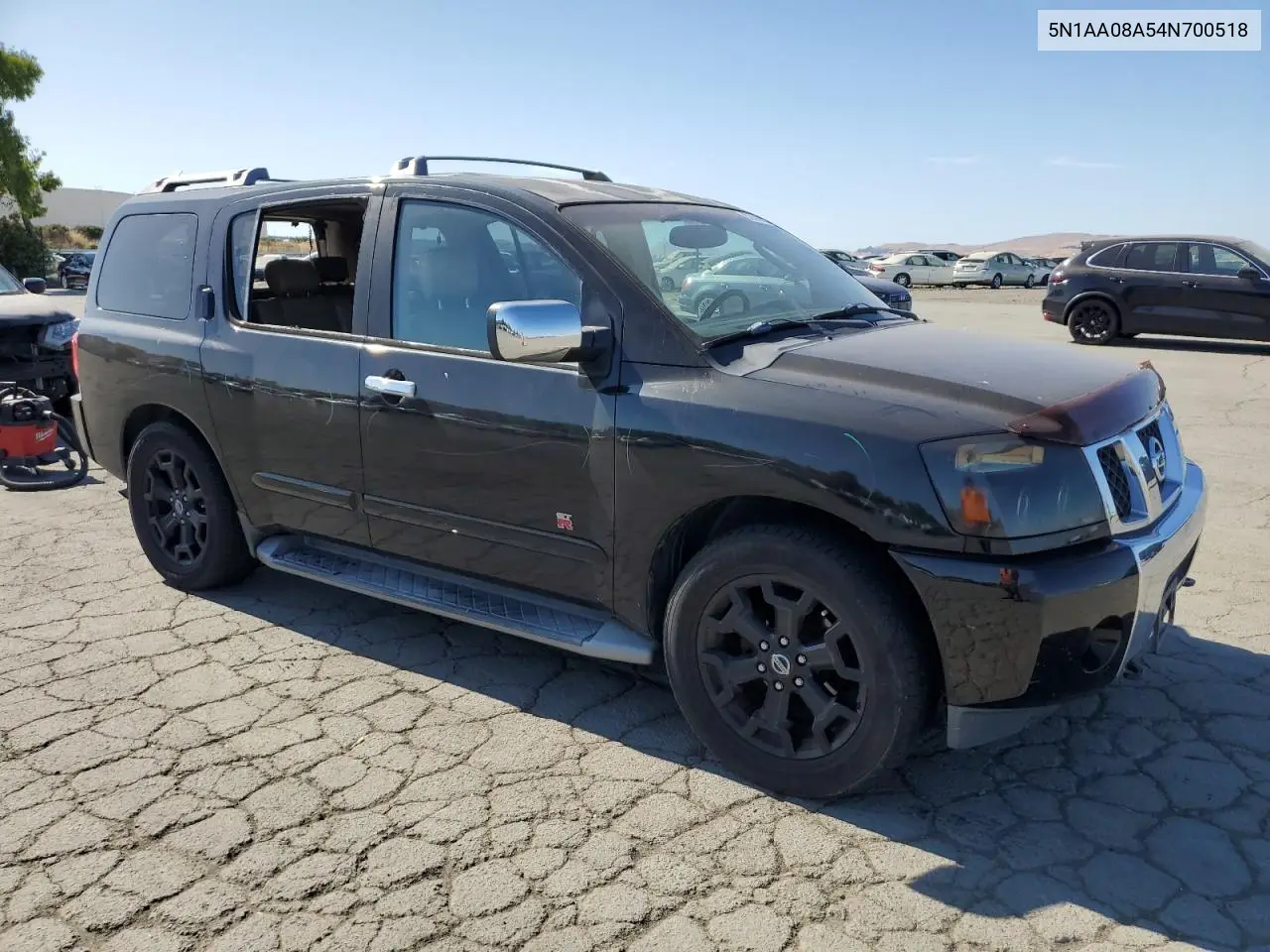 2004 Nissan Armada Se VIN: 5N1AA08A54N700518 Lot: 62893685