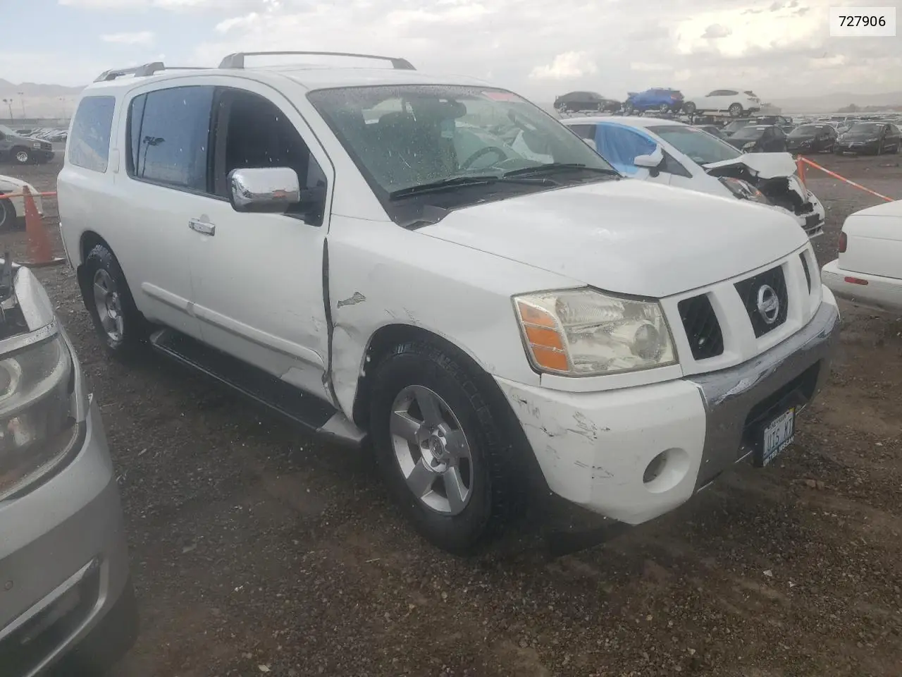 2004 Nissan Armada Se VIN: 727906 Lot: 63872555