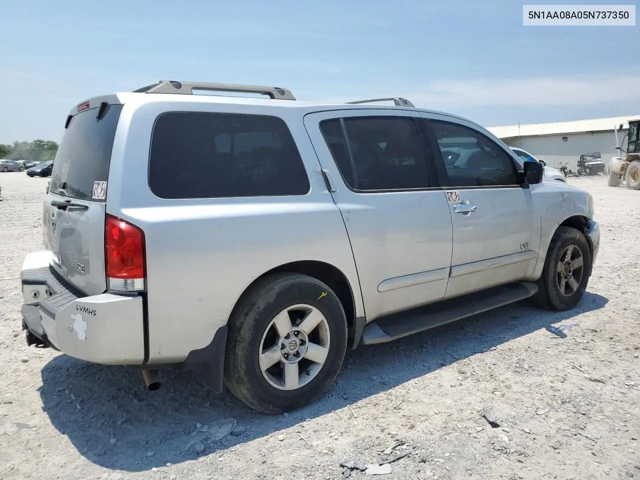 2005 Nissan Armada Se VIN: 5N1AA08A05N737350 Lot: 62410795