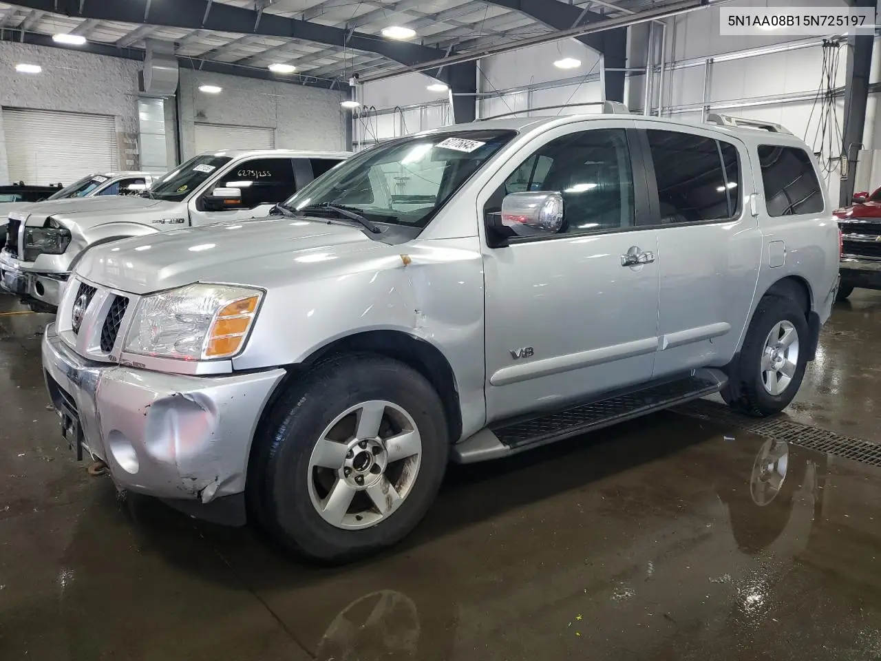 2005 Nissan Armada Se VIN: 5N1AA08B15N725197 Lot: 62776845