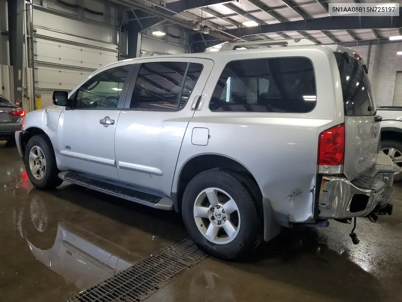 2005 Nissan Armada Se VIN: 5N1AA08B15N725197 Lot: 62776845