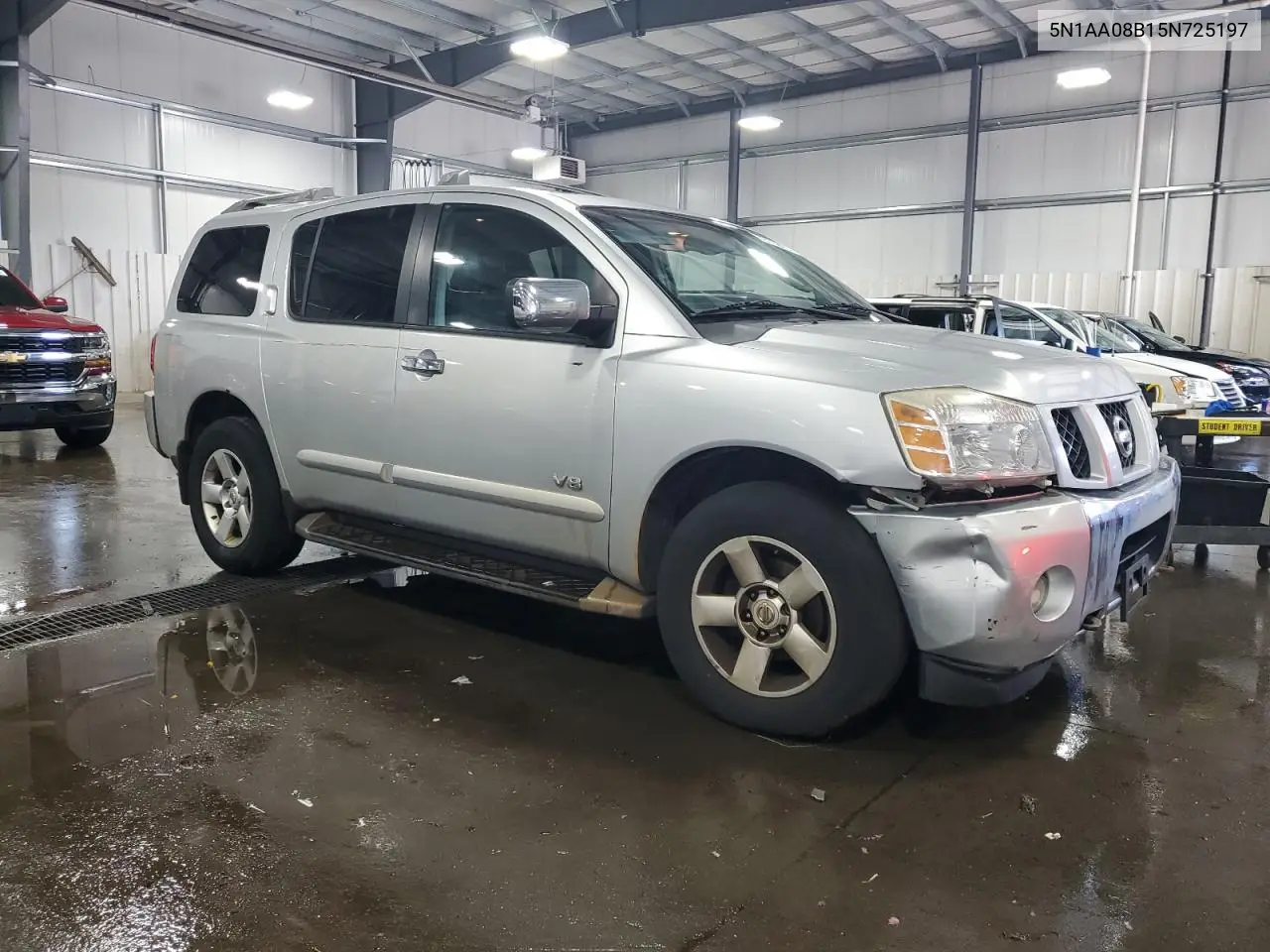 2005 Nissan Armada Se VIN: 5N1AA08B15N725197 Lot: 62776845