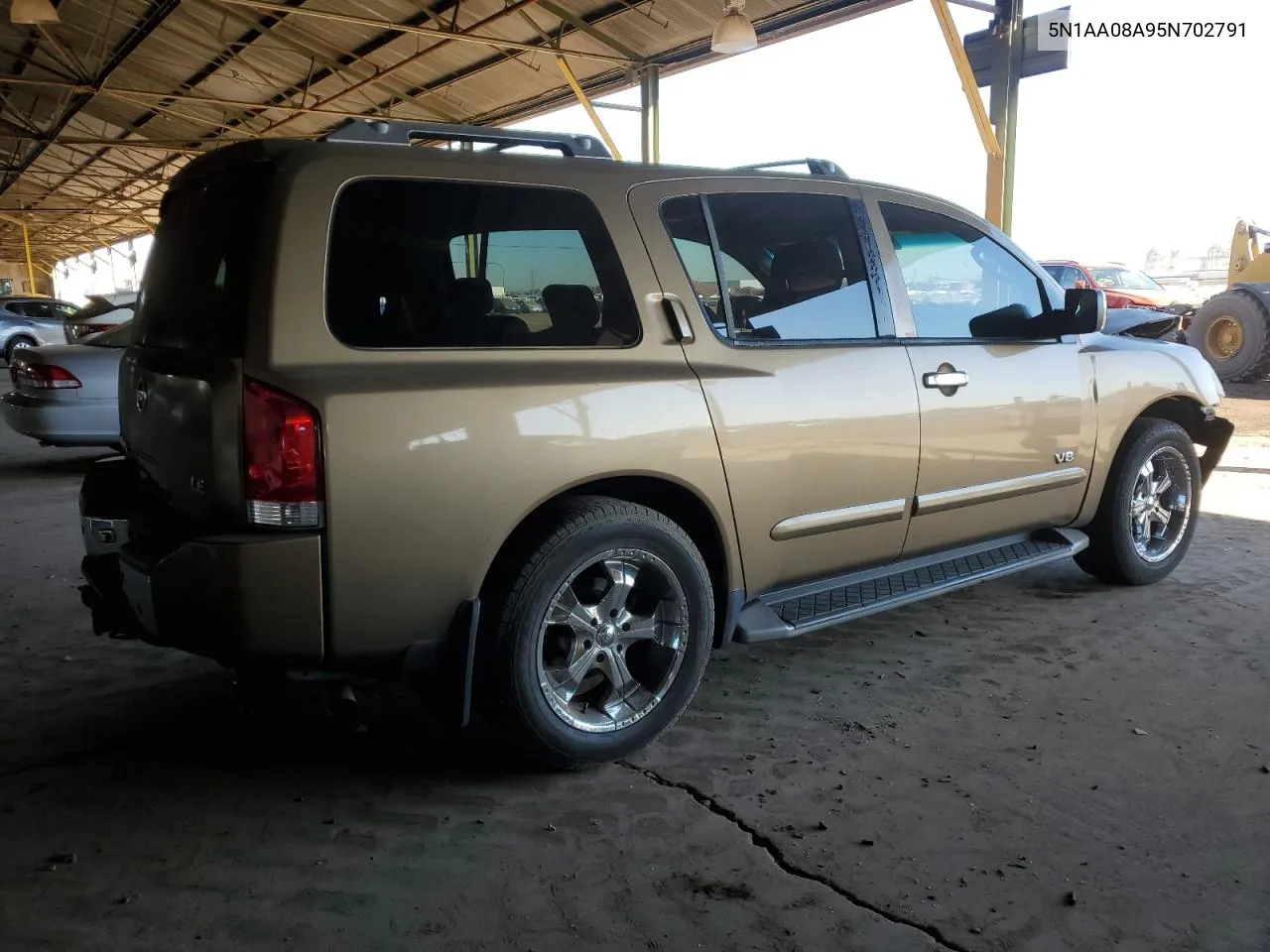 2005 Nissan Armada Se VIN: 5N1AA08A95N702791 Lot: 87294824