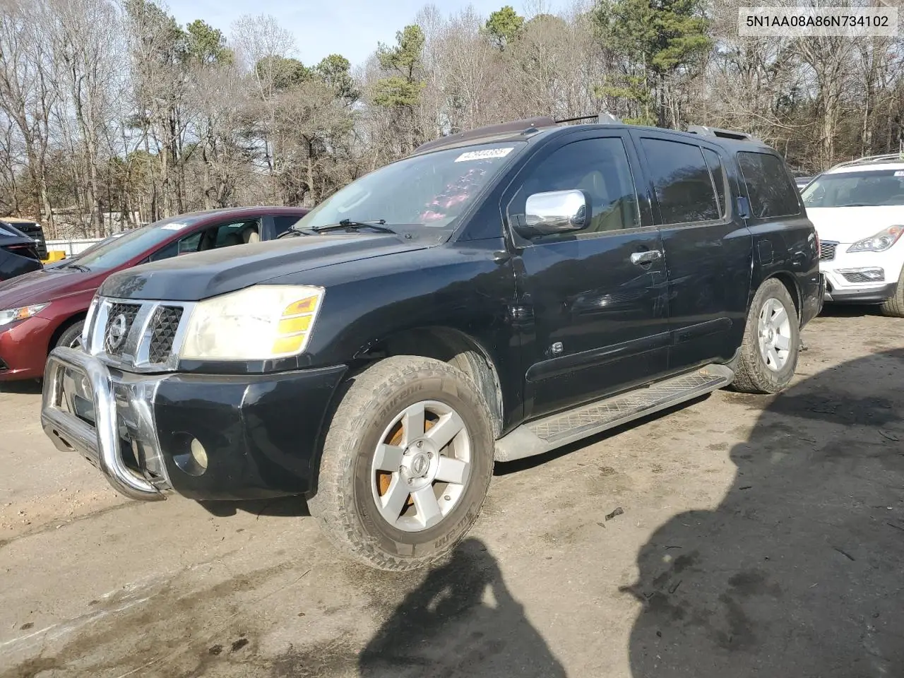 2006 Nissan Armada Se VIN: 5N1AA08A86N734102 Lot: 42944385
