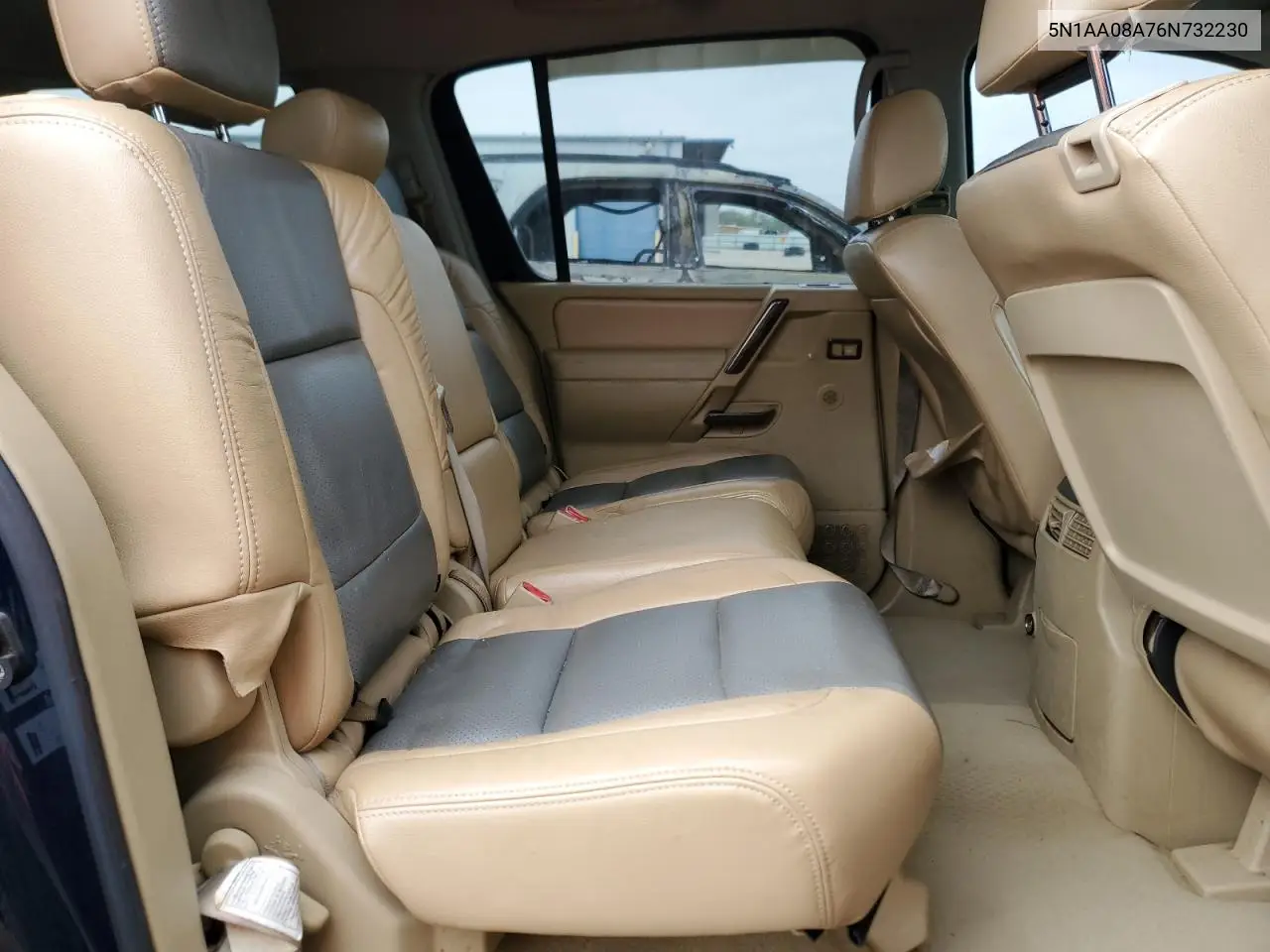 2006 Nissan Armada Se VIN: 5N1AA08A76N732230 Lot: 55449665