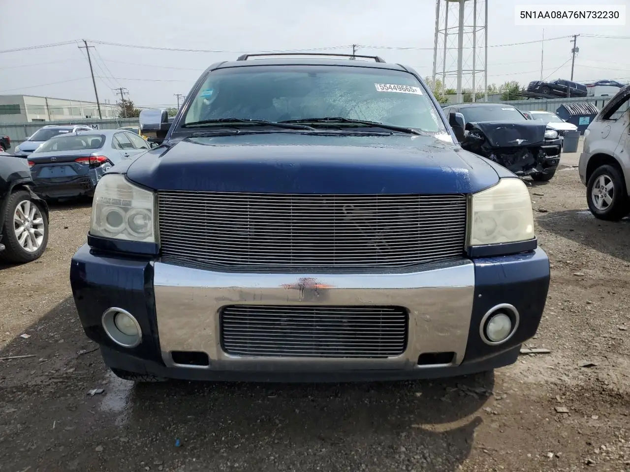 2006 Nissan Armada Se VIN: 5N1AA08A76N732230 Lot: 55449665