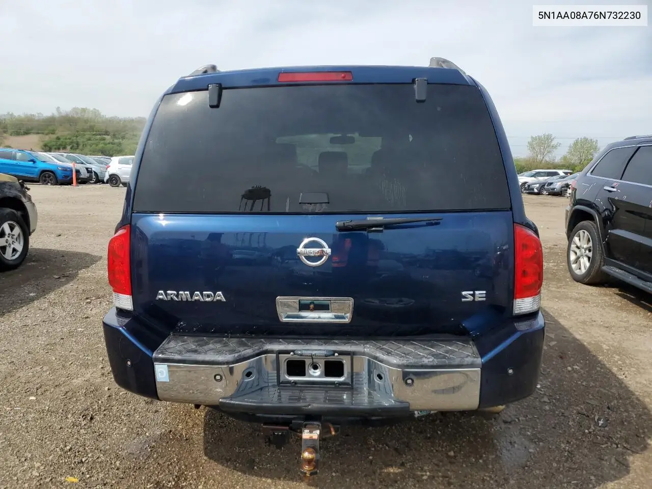 2006 Nissan Armada Se VIN: 5N1AA08A76N732230 Lot: 55449665