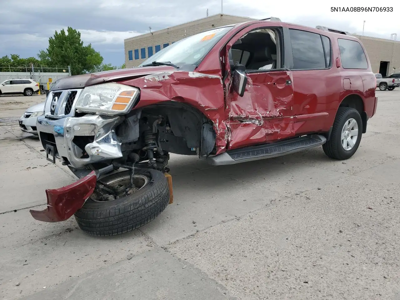 2006 Nissan Armada Se VIN: 5N1AA08B96N706933 Lot: 57086515