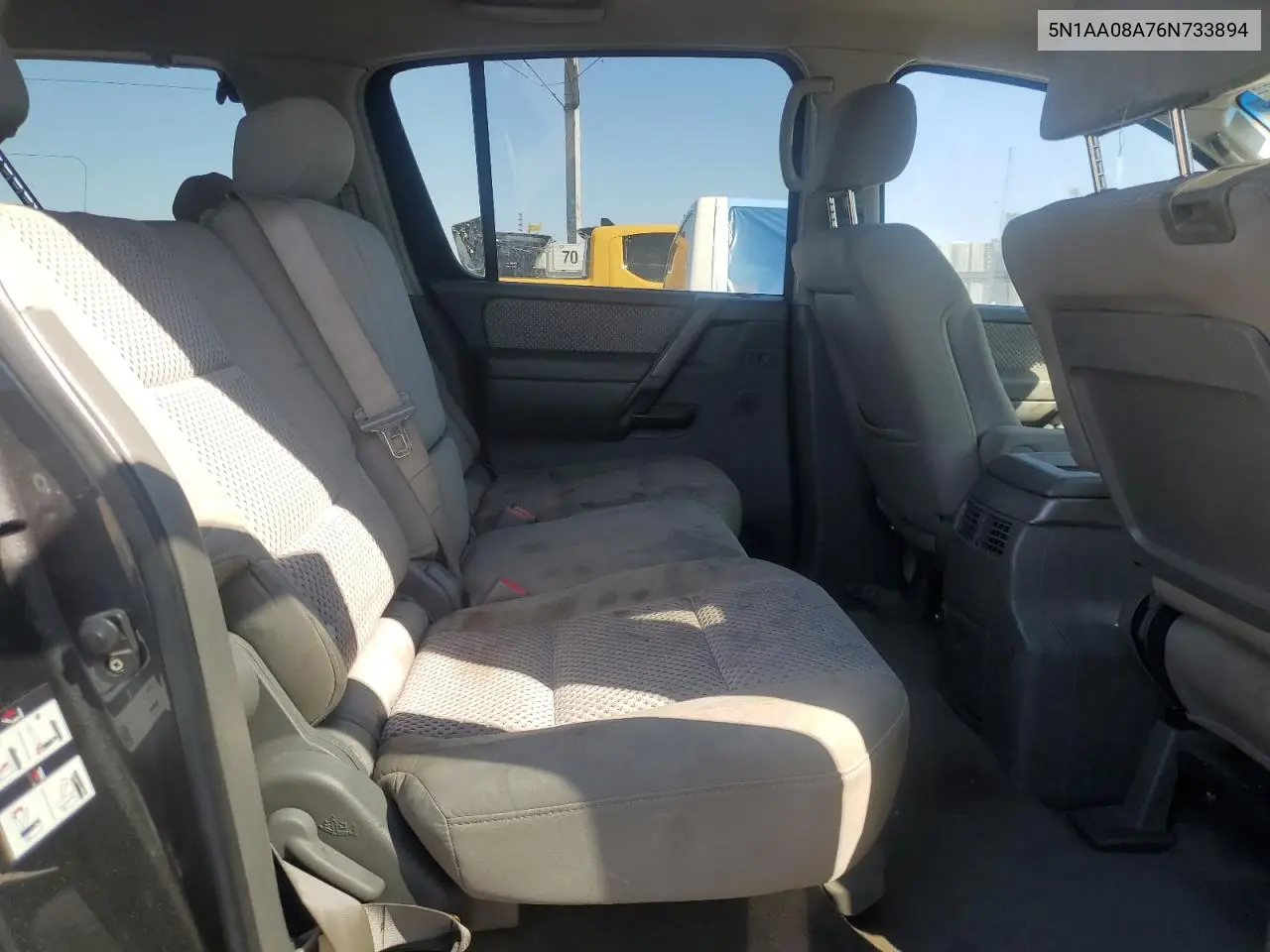 2006 Nissan Armada Se VIN: 5N1AA08A76N733894 Lot: 63087325