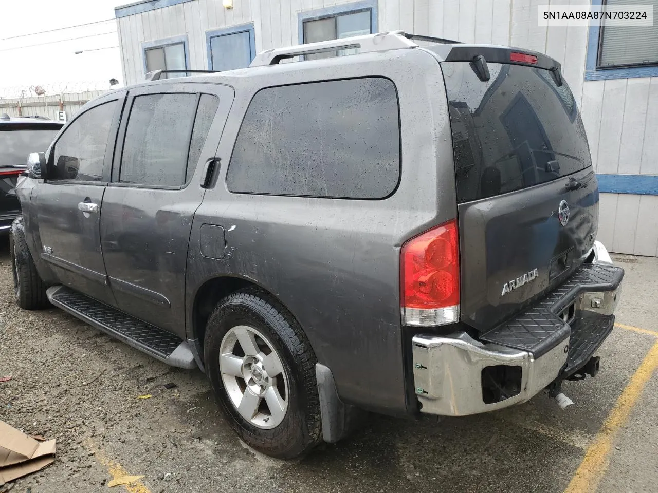 2007 Nissan Armada Se VIN: 5N1AA08A87N703224 Lot: 43218295
