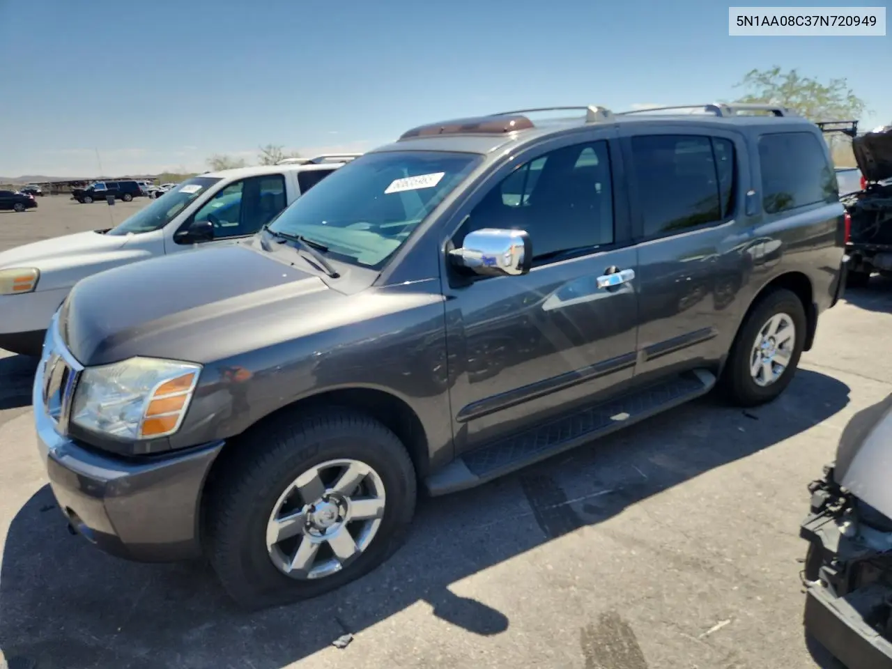 2007 Nissan Armada Se VIN: 5N1AA08C37N720949 Lot: 60635965