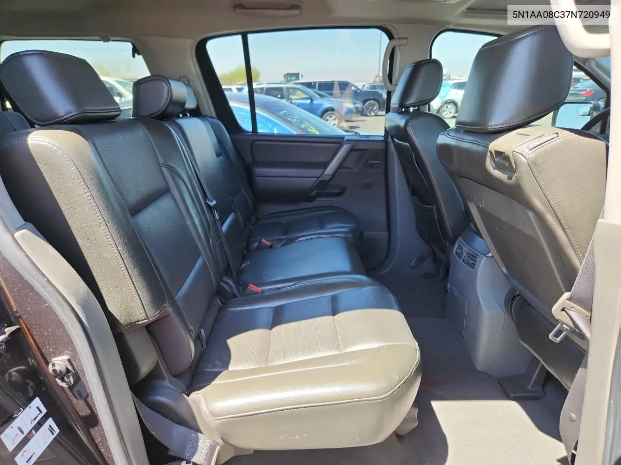 2007 Nissan Armada Se VIN: 5N1AA08C37N720949 Lot: 60635965
