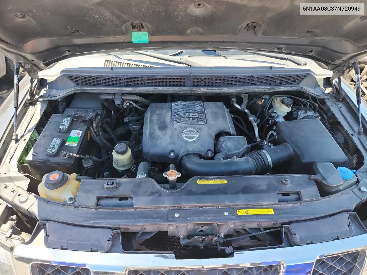 2007 Nissan Armada Se VIN: 5N1AA08C37N720949 Lot: 60635965