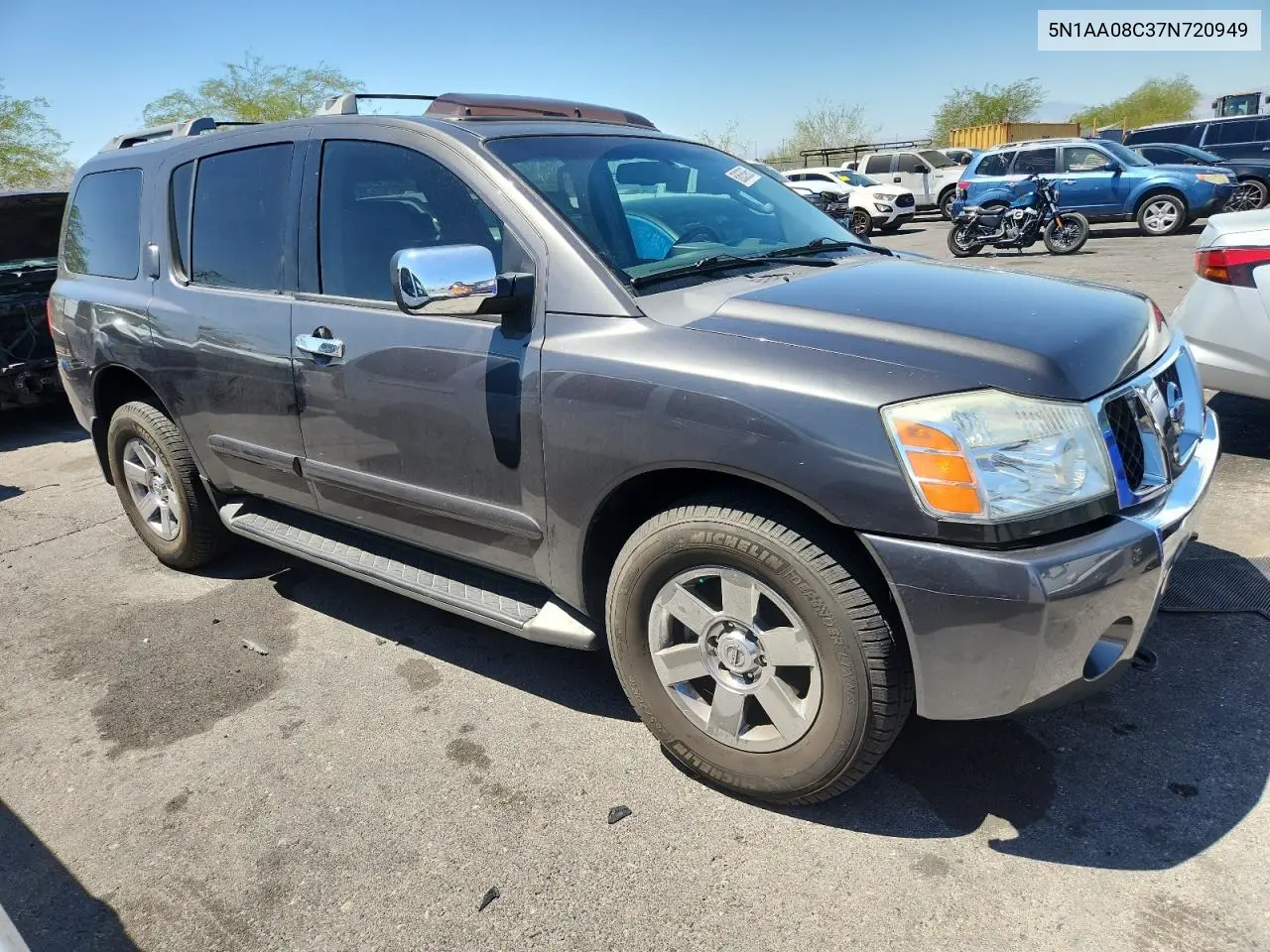 2007 Nissan Armada Se VIN: 5N1AA08C37N720949 Lot: 60635965