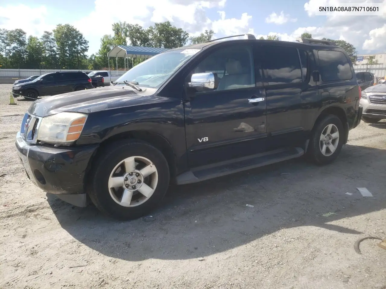 2007 Nissan Armada Se VIN: 5N1BA08A87N710601 Lot: 63430515