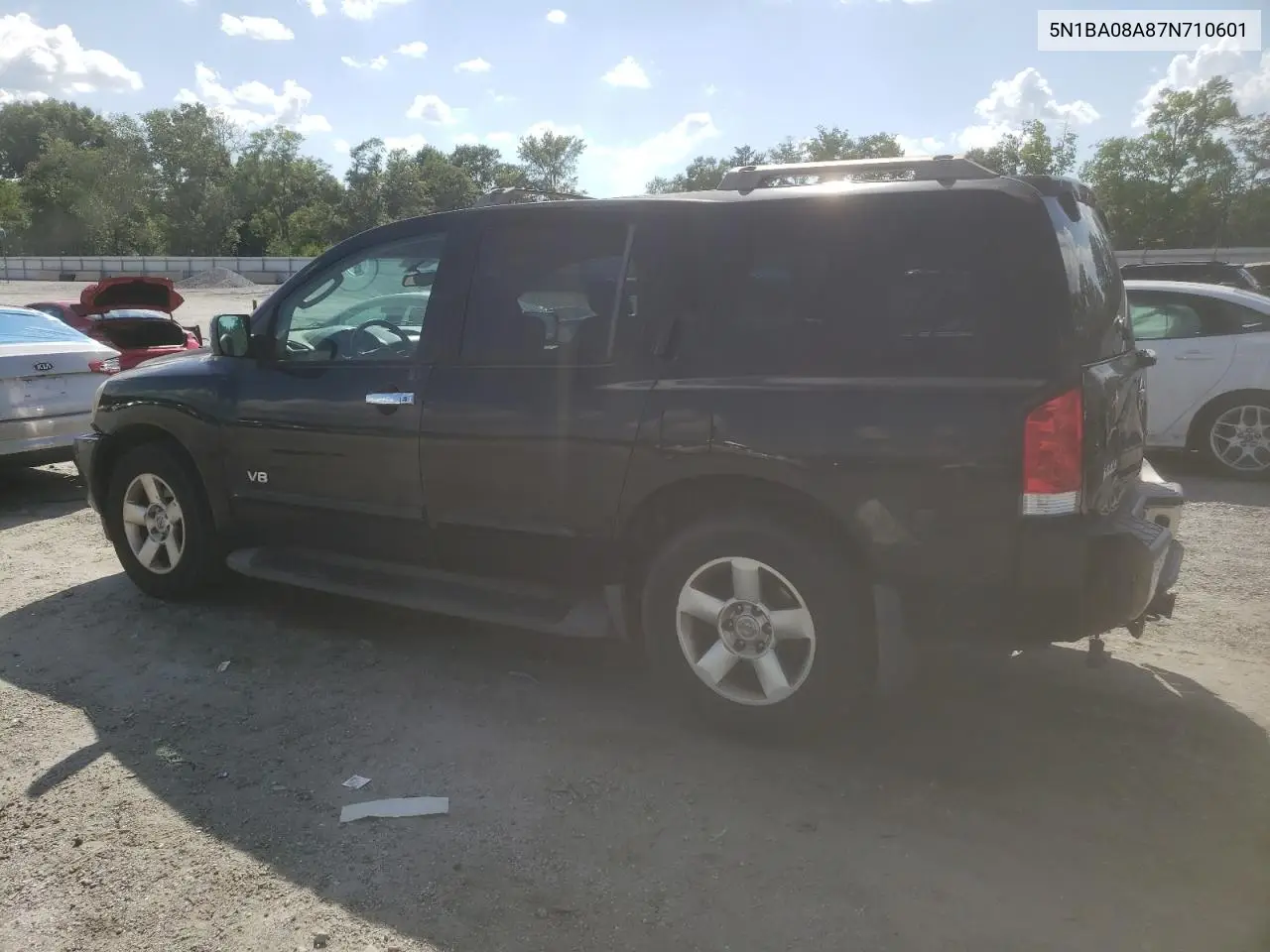 2007 Nissan Armada Se VIN: 5N1BA08A87N710601 Lot: 63430515