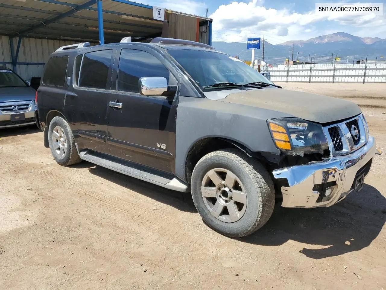 2007 Nissan Armada Se VIN: 5N1AA08C77N705970 Lot: 63651695