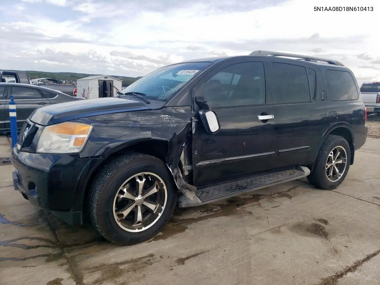 2008 Nissan Armada Se VIN: 5N1AA08D18N610413 Lot: 50156435