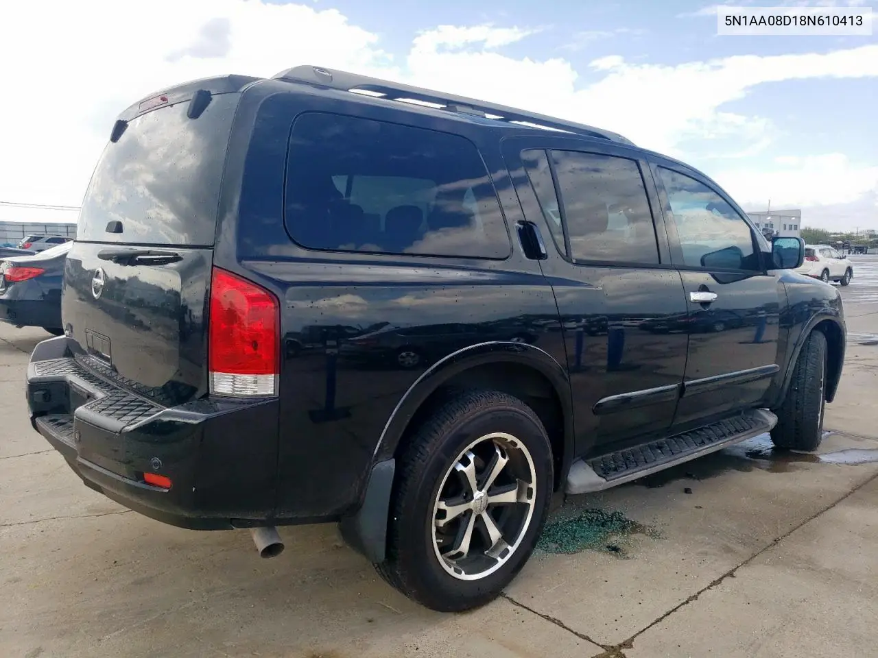 2008 Nissan Armada Se VIN: 5N1AA08D18N610413 Lot: 50156435