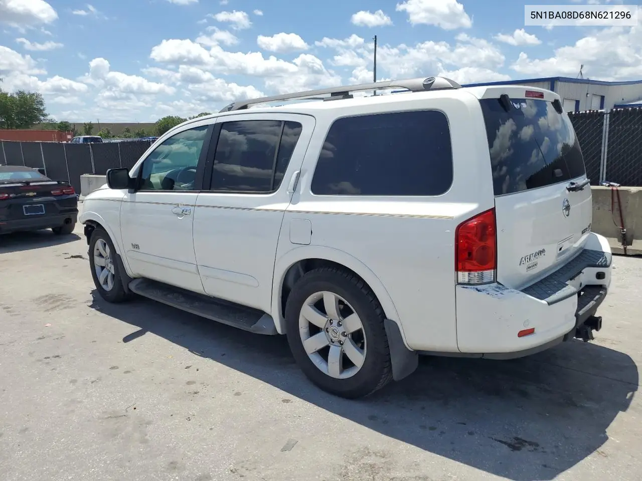 2008 Nissan Armada Se VIN: 5N1BA08D68N621296 Lot: 57113205