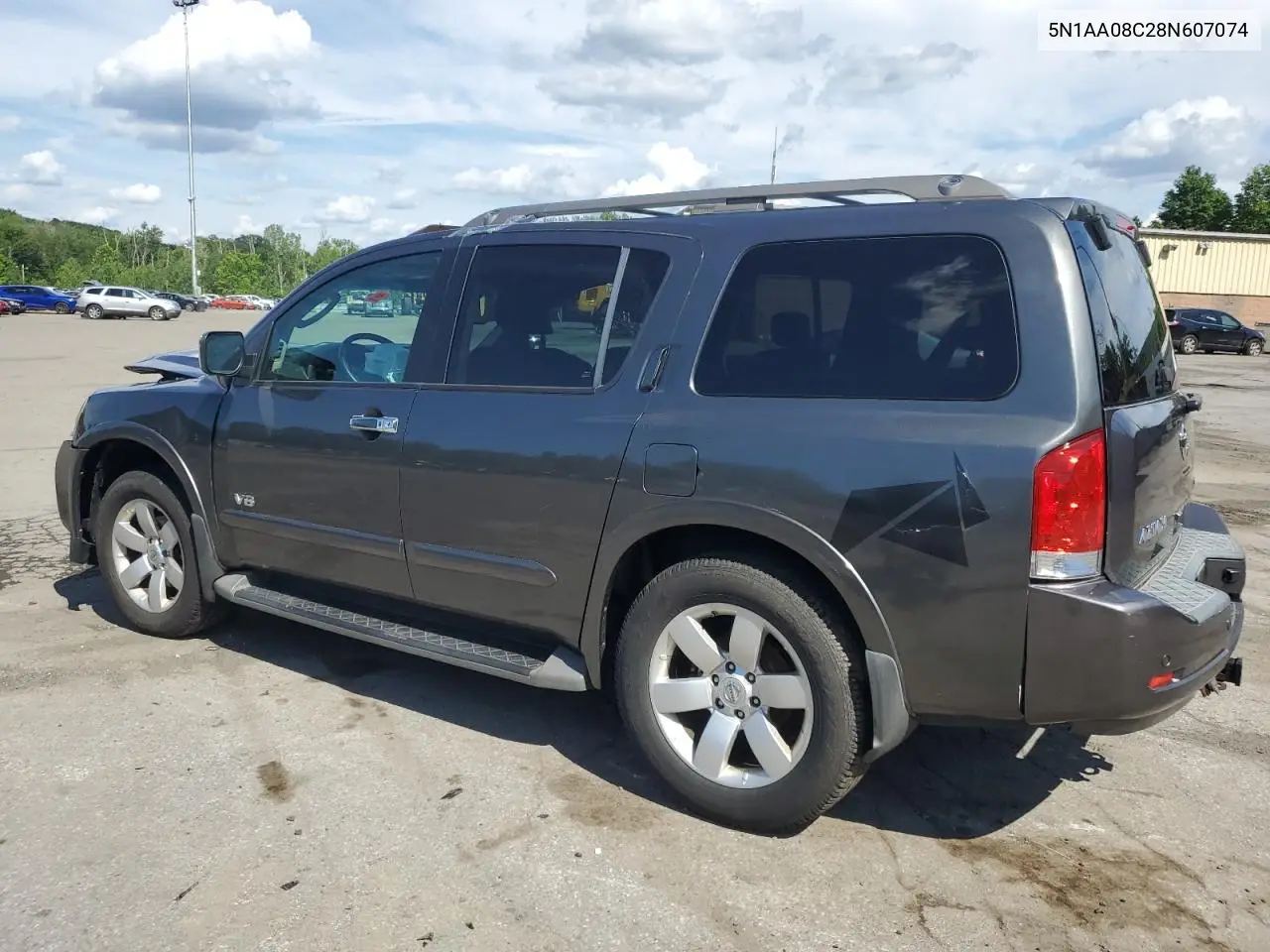 2008 Nissan Armada Se VIN: 5N1AA08C28N607074 Lot: 62590485