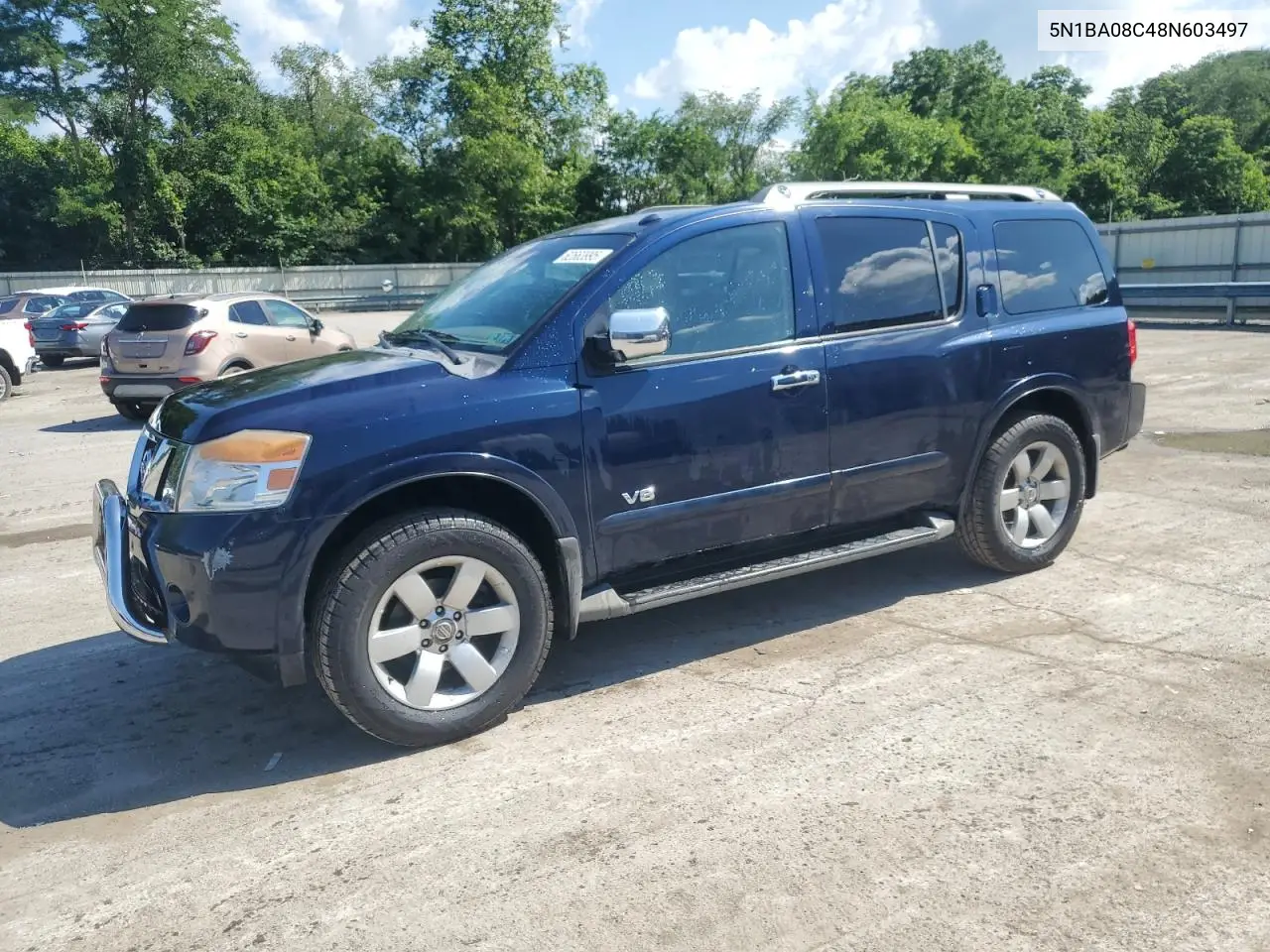 2008 Nissan Armada Se VIN: 5N1BA08C48N603497 Lot: 62663995