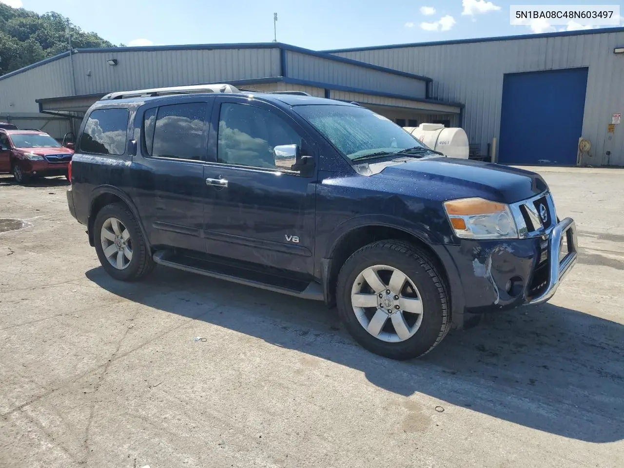 2008 Nissan Armada Se VIN: 5N1BA08C48N603497 Lot: 62663995