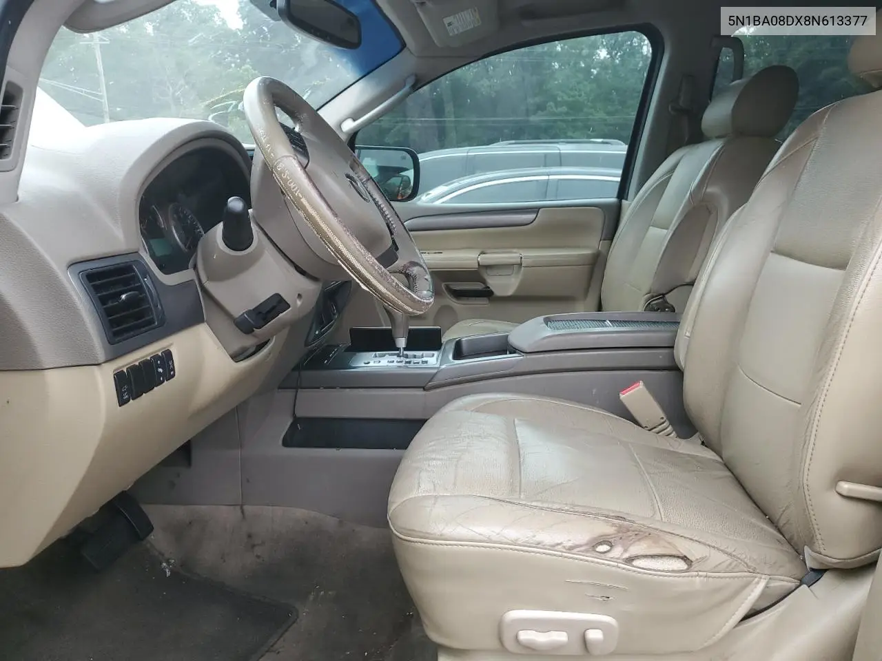 2008 Nissan Armada Se VIN: 5N1BA08DX8N613377 Lot: 62664355