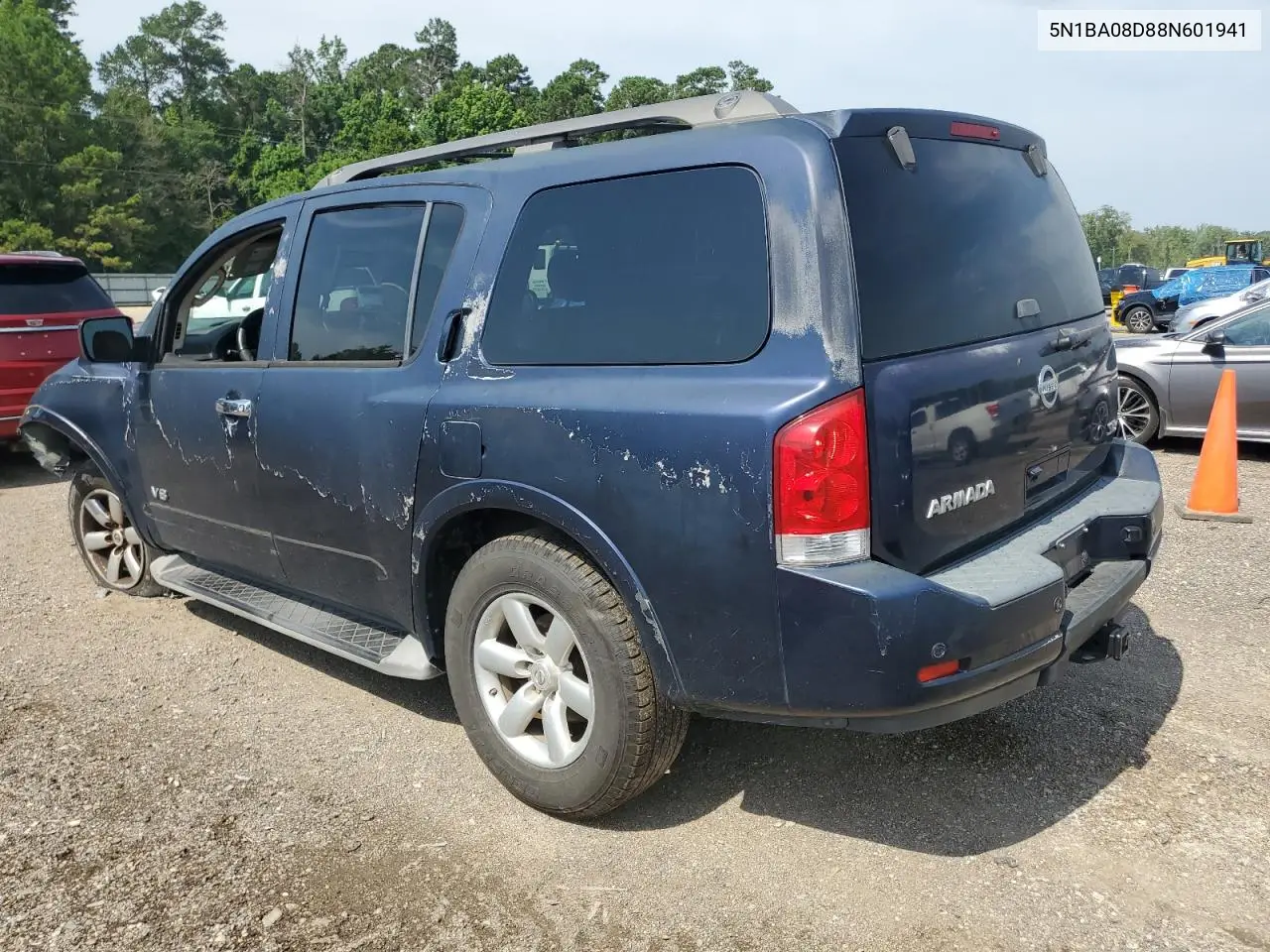 2008 Nissan Armada Se VIN: 5N1BA08D88N601941 Lot: 63631345