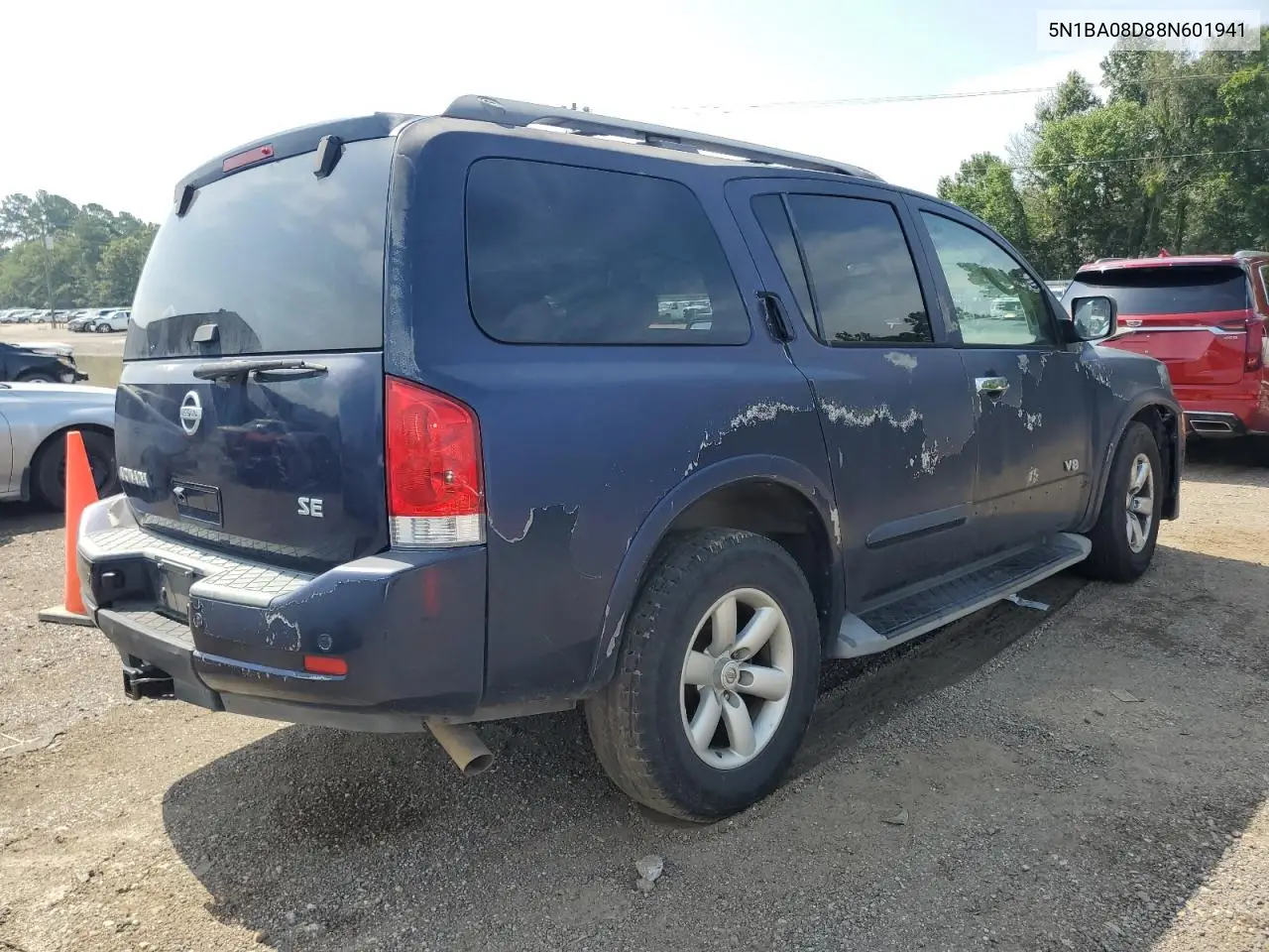 2008 Nissan Armada Se VIN: 5N1BA08D88N601941 Lot: 63631345