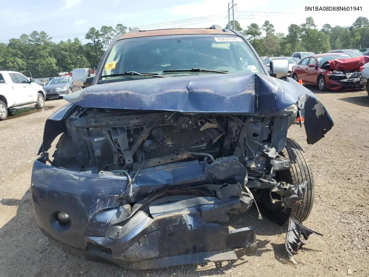 2008 Nissan Armada Se VIN: 5N1BA08D88N601941 Lot: 63631345