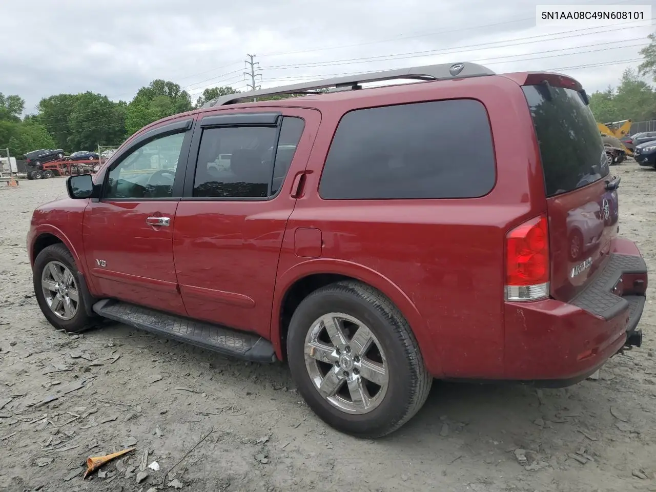 2009 Nissan Armada Se VIN: 5N1AA08C49N608101 Lot: 56893455