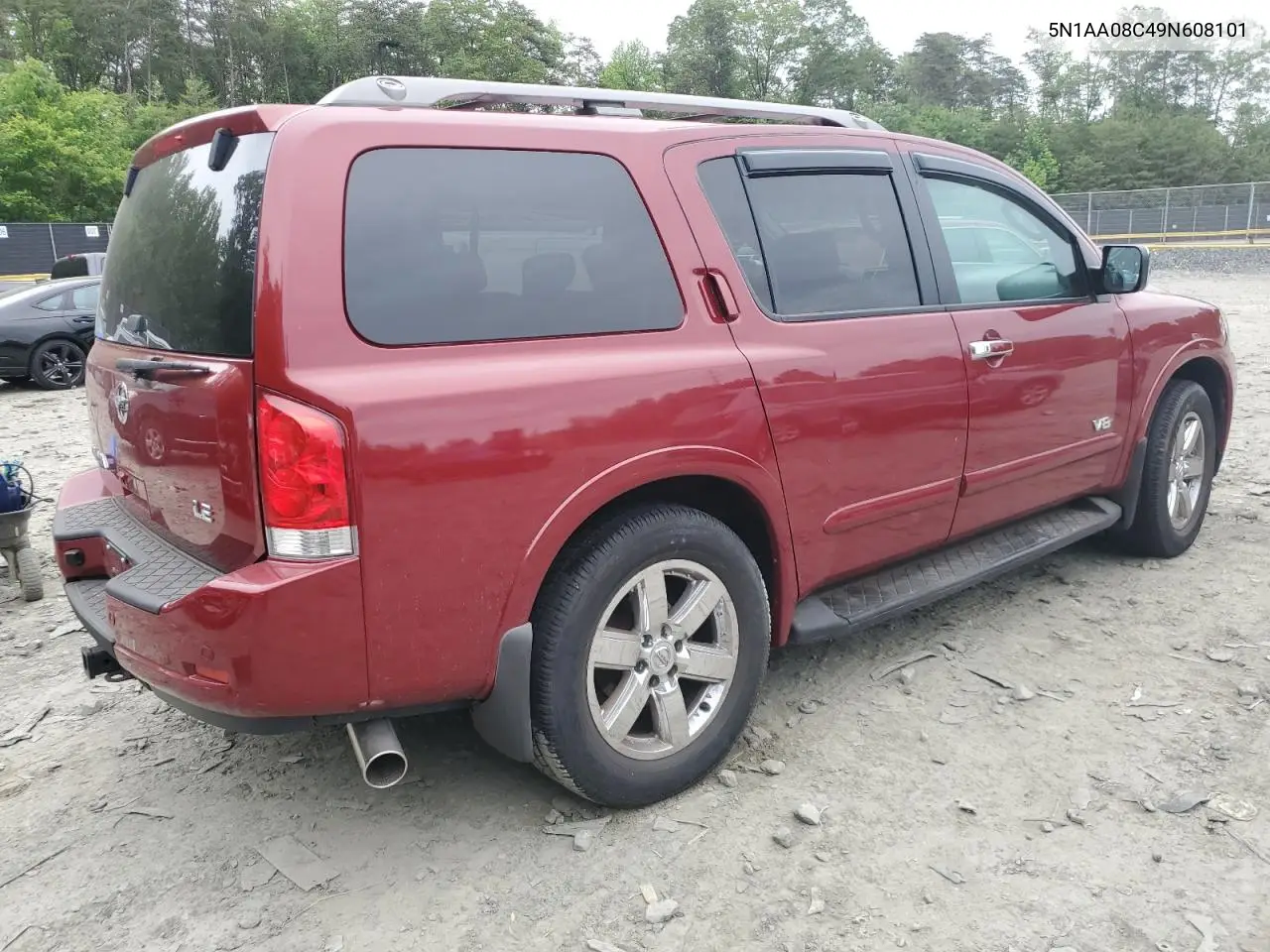 2009 Nissan Armada Se VIN: 5N1AA08C49N608101 Lot: 56893455
