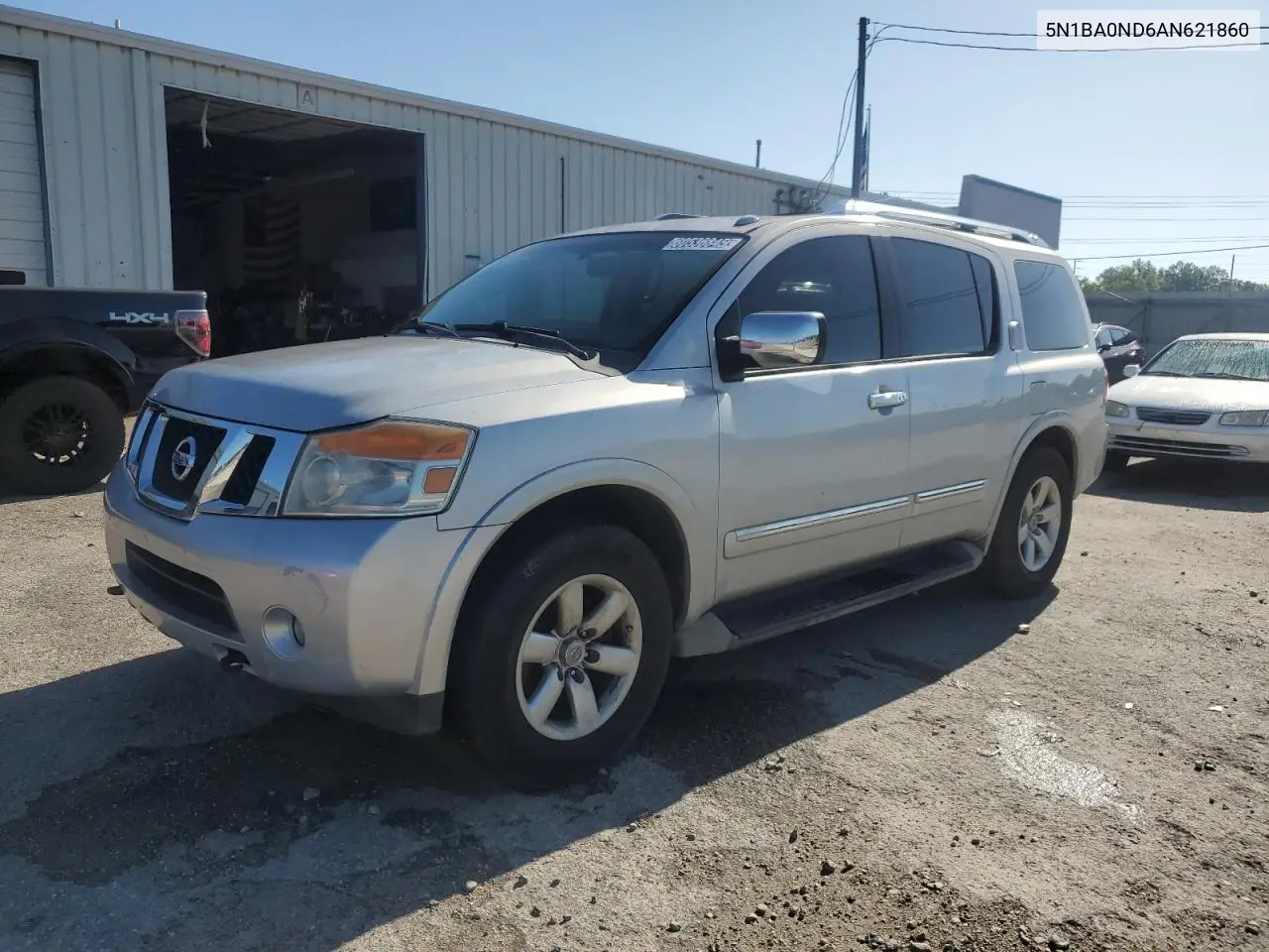 2010 Nissan Armada Se VIN: 5N1BA0ND6AN621860 Lot: 60536845