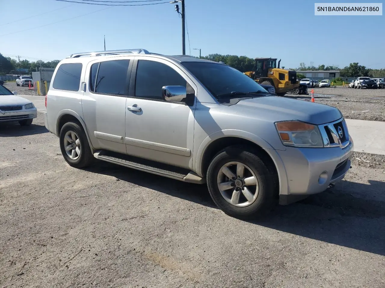2010 Nissan Armada Se VIN: 5N1BA0ND6AN621860 Lot: 60536845