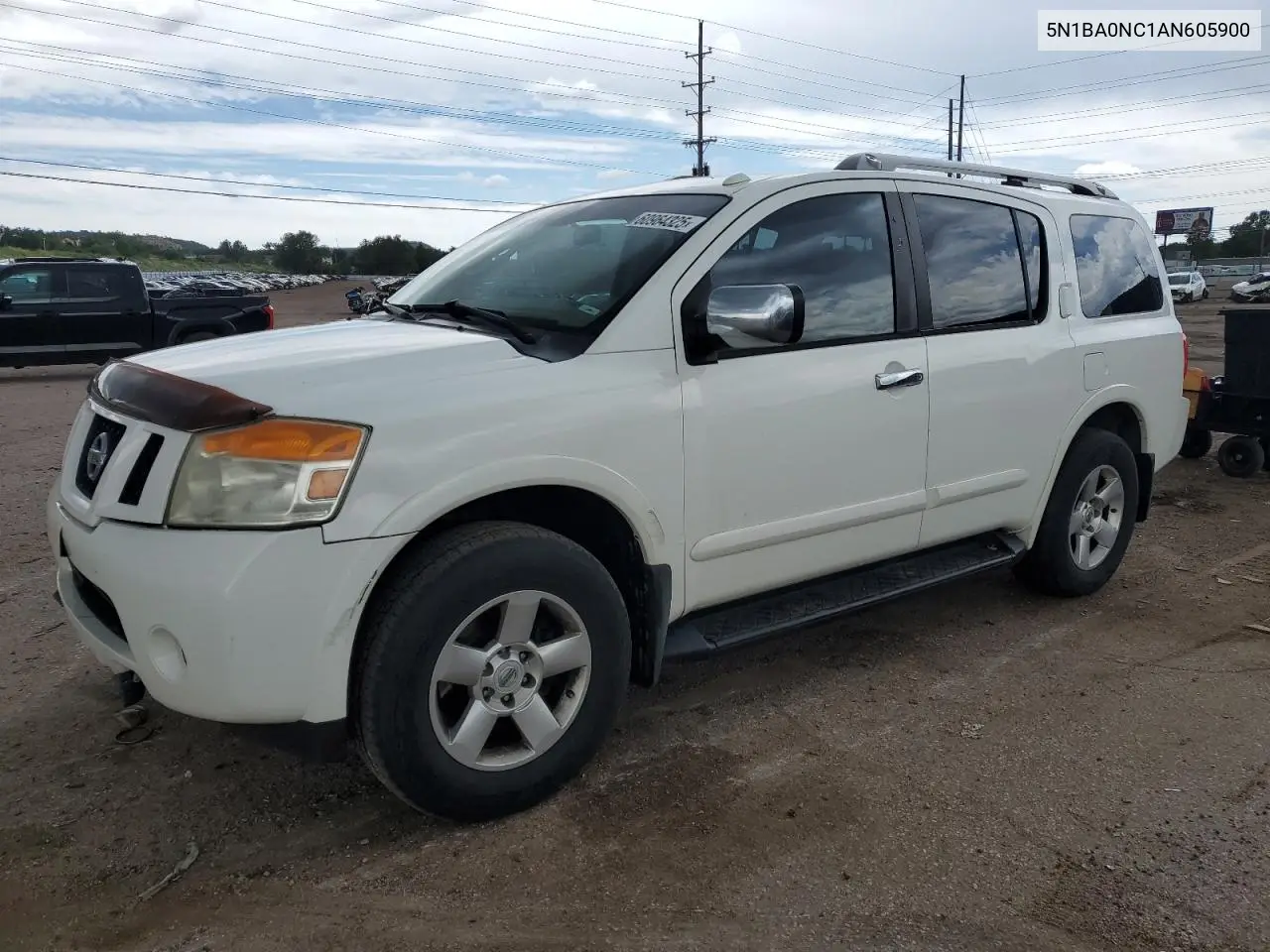 2010 Nissan Armada Se VIN: 5N1BA0NC1AN605900 Lot: 60964325