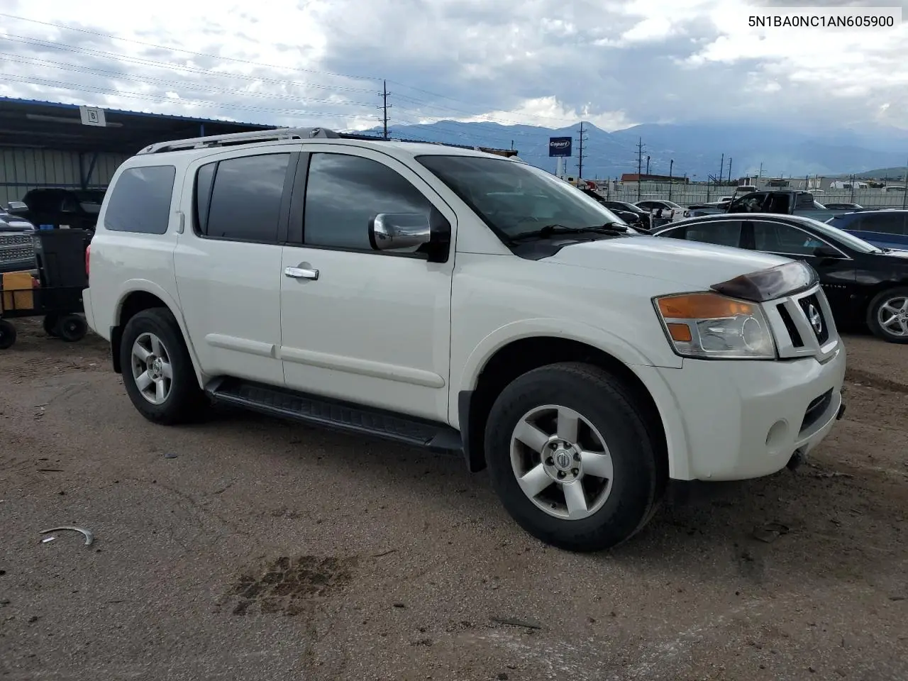 2010 Nissan Armada Se VIN: 5N1BA0NC1AN605900 Lot: 60964325