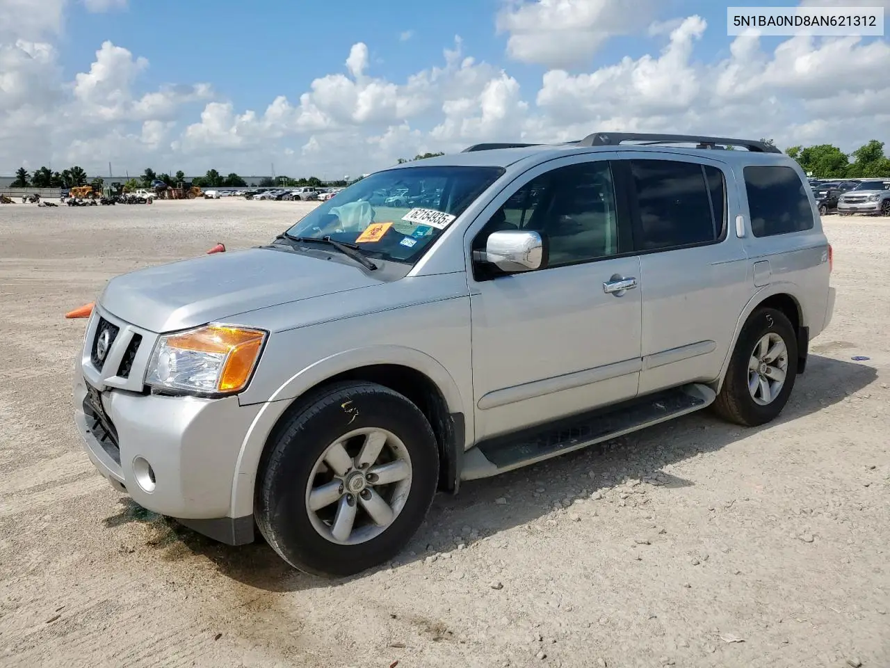 2010 Nissan Armada Se VIN: 5N1BA0ND8AN621312 Lot: 62154935