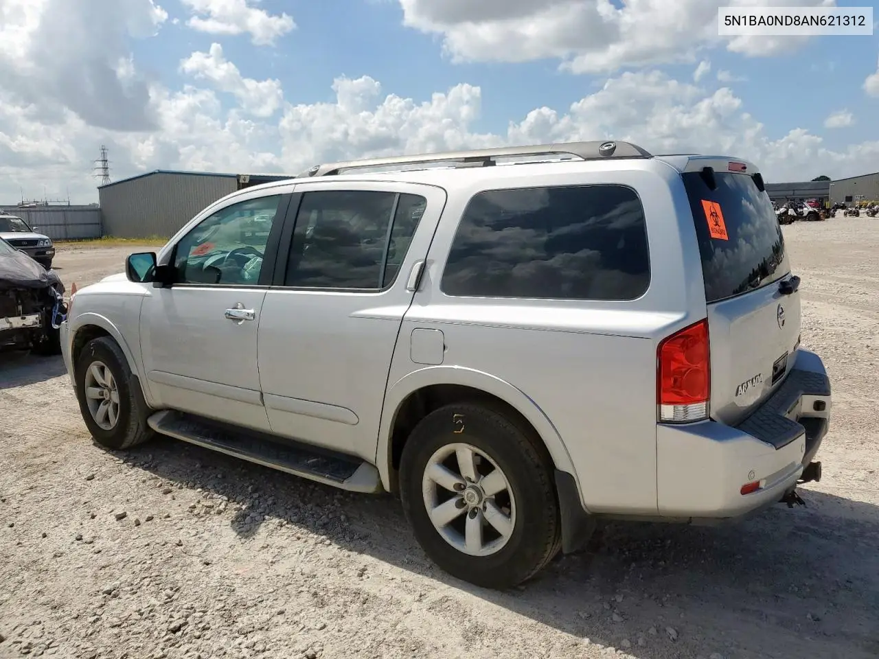 2010 Nissan Armada Se VIN: 5N1BA0ND8AN621312 Lot: 62154935