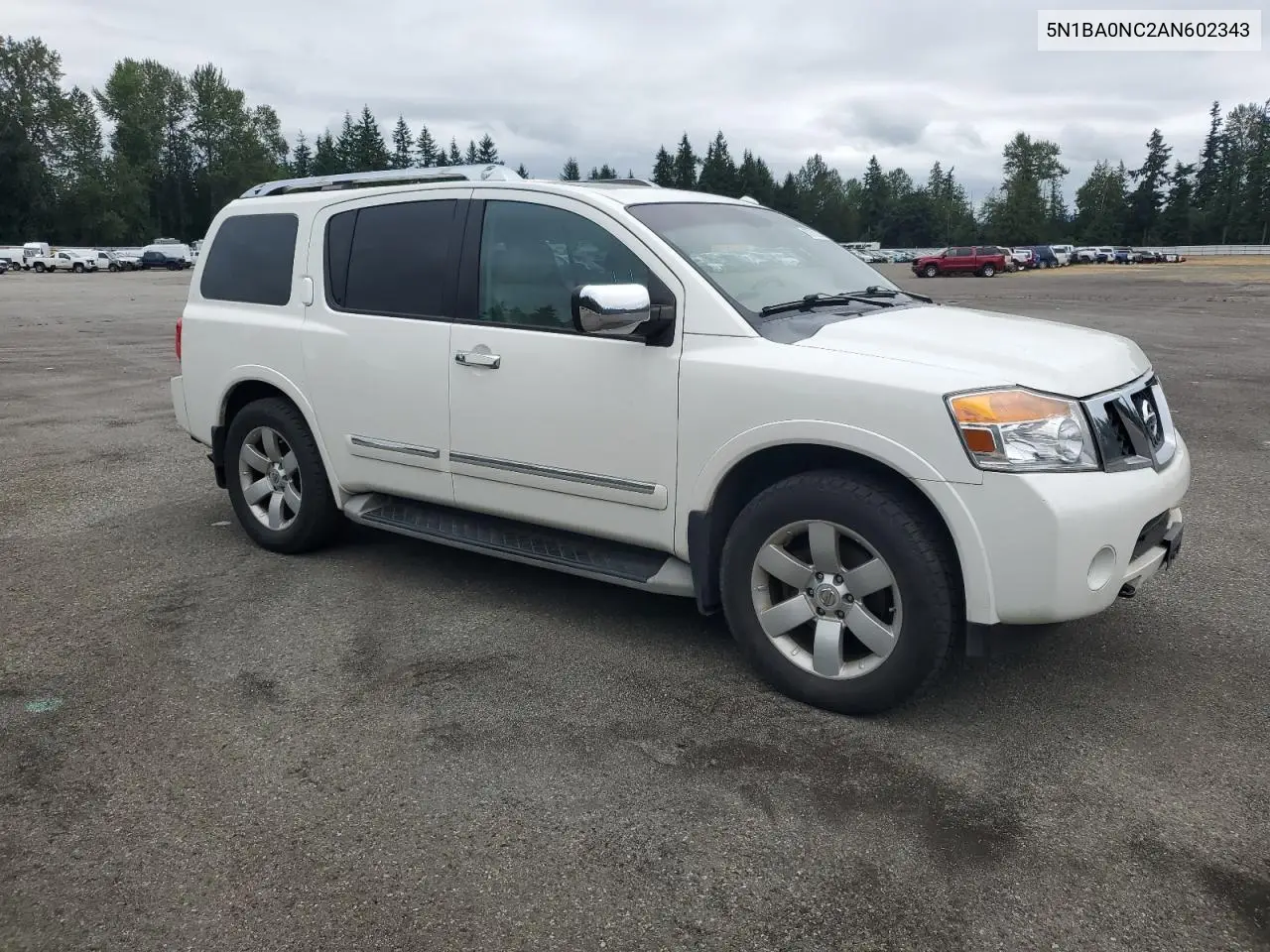 2010 Nissan Armada Se VIN: 5N1BA0NC2AN602343 Lot: 62792295
