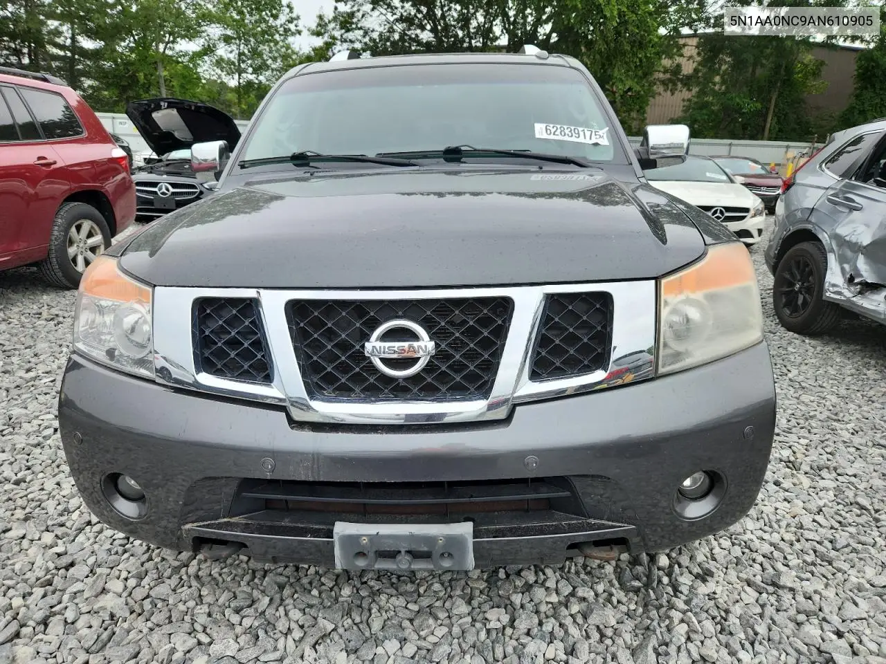 2010 Nissan Armada Se VIN: 5N1AA0NC9AN610905 Lot: 62839175