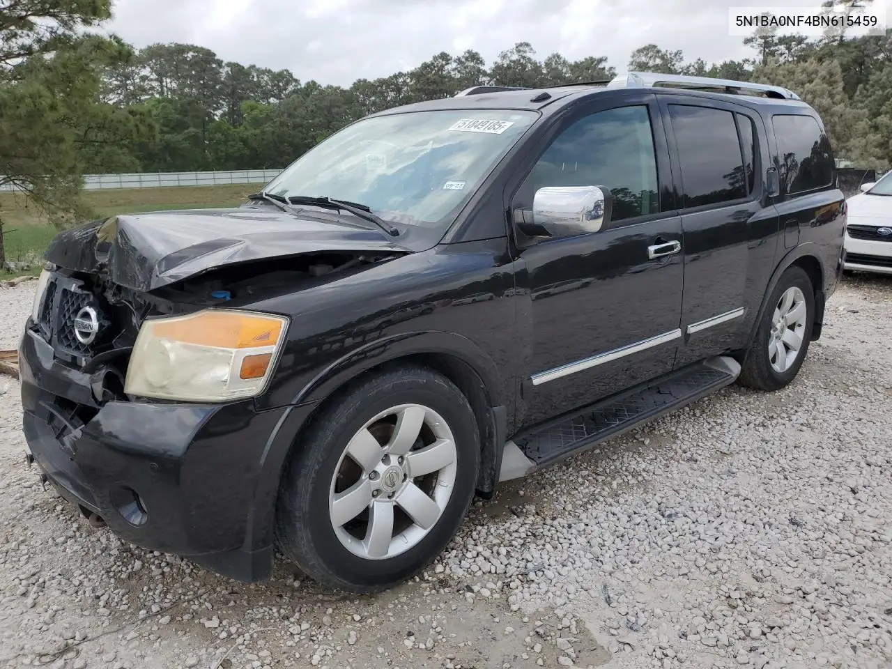 2011 Nissan Armada Platinum VIN: 5N1BA0NF4BN615459 Lot: 51849185