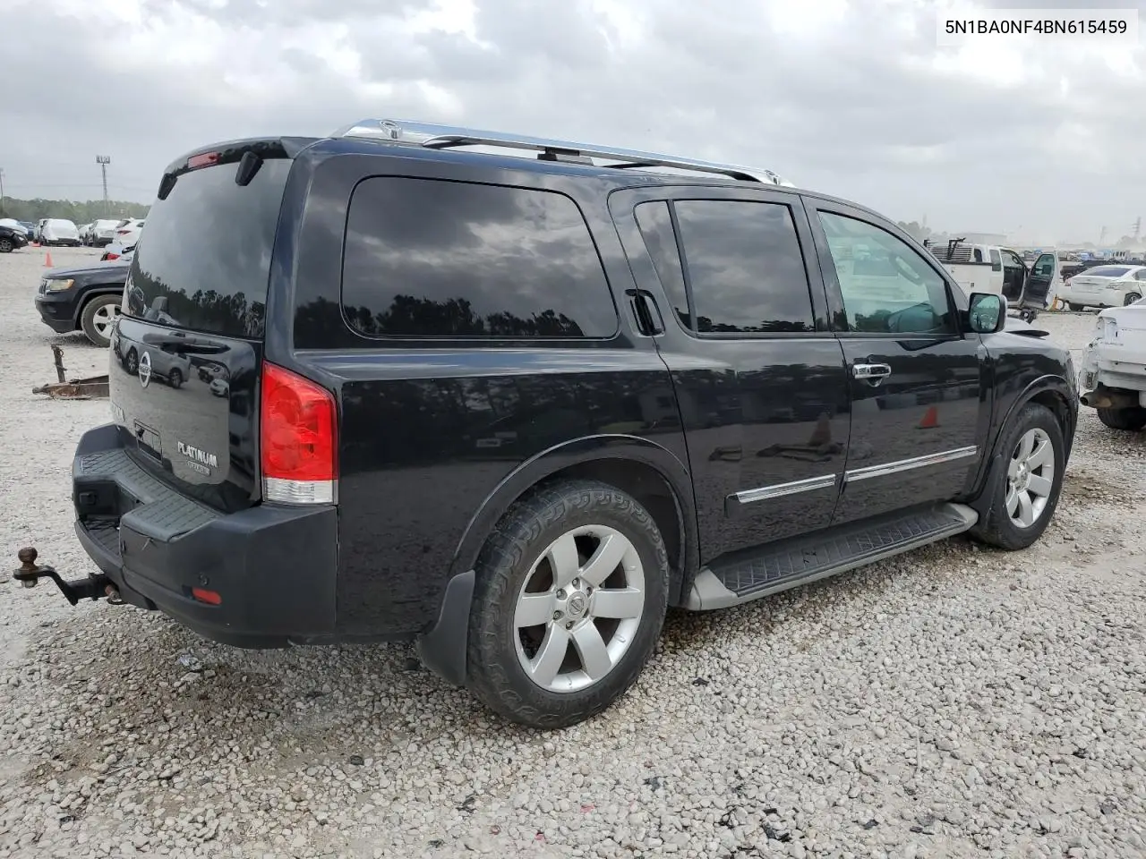 2011 Nissan Armada Platinum VIN: 5N1BA0NF4BN615459 Lot: 51849185