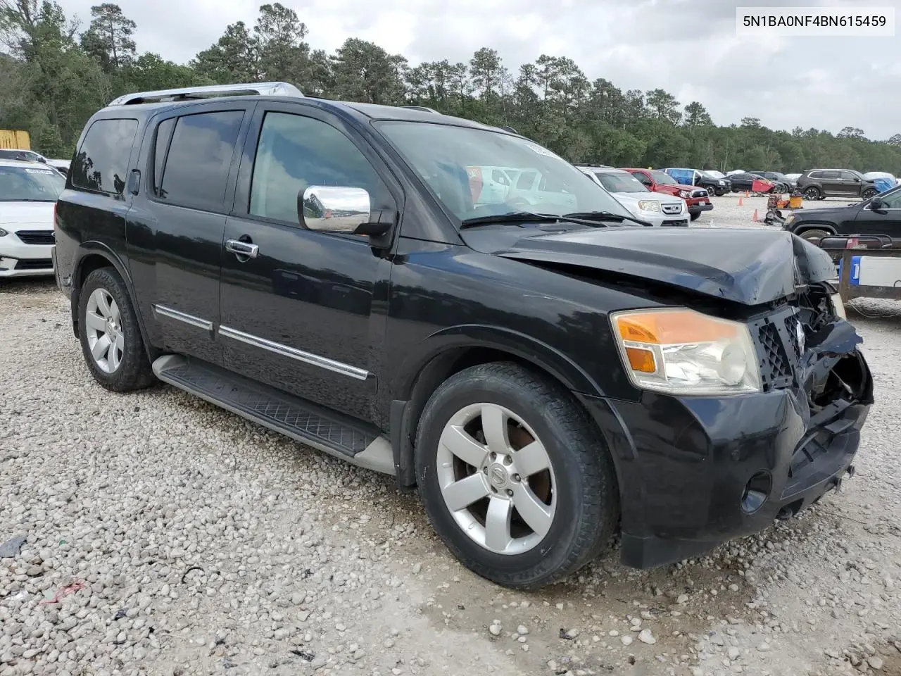 2011 Nissan Armada Platinum VIN: 5N1BA0NF4BN615459 Lot: 51849185