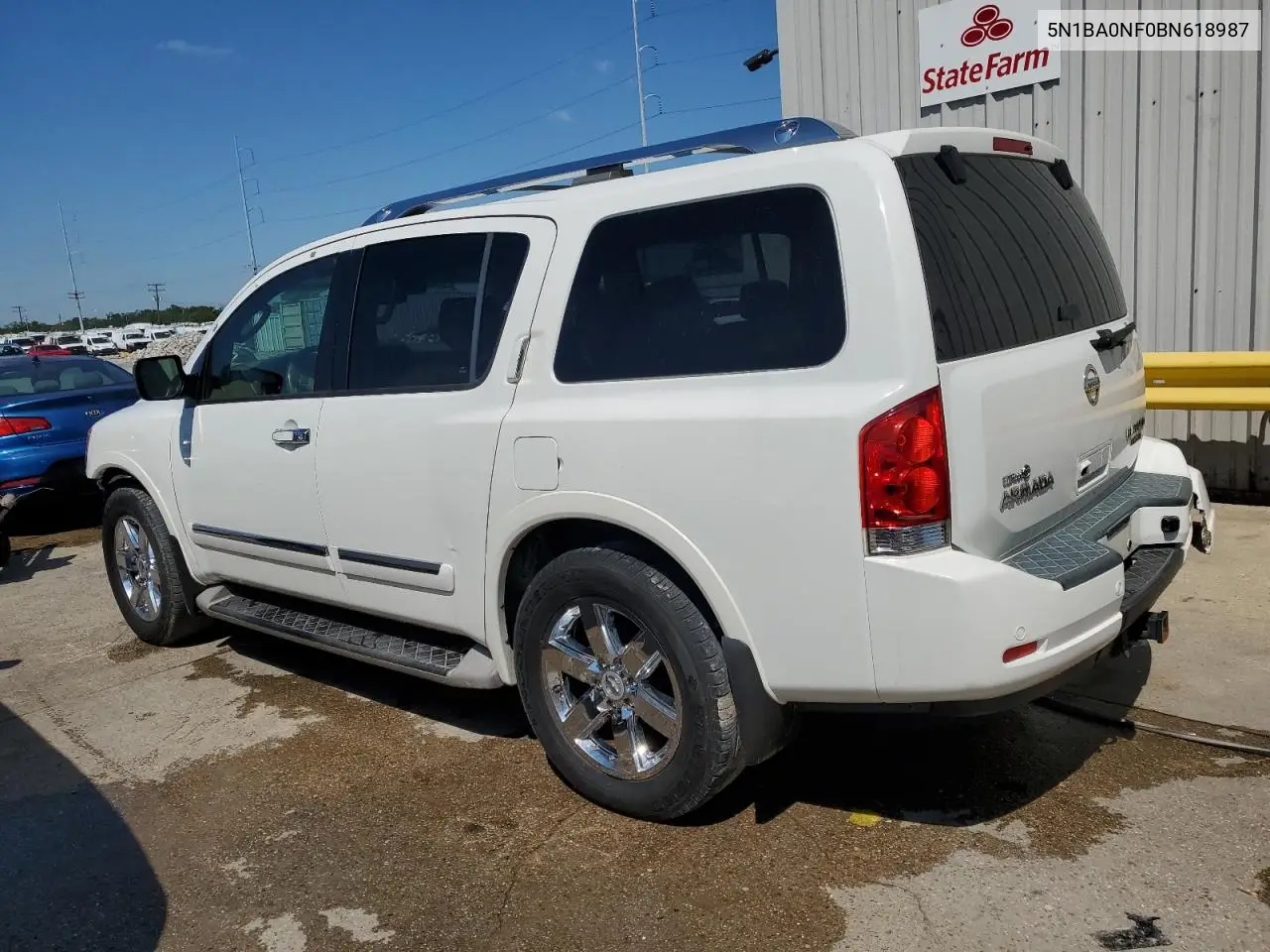 2011 Nissan Armada Platinum VIN: 5N1BA0NF0BN618987 Lot: 56058485