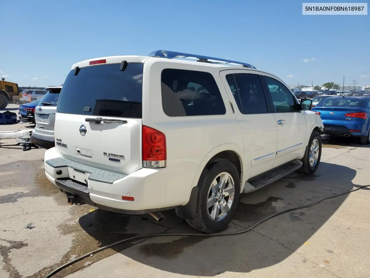 2011 Nissan Armada Platinum VIN: 5N1BA0NF0BN618987 Lot: 56058485