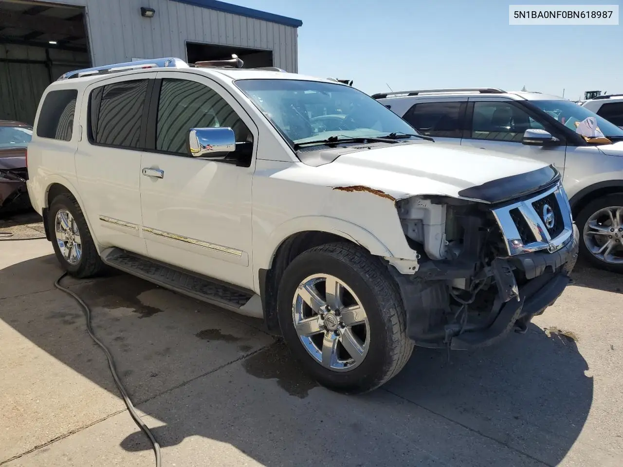 2011 Nissan Armada Platinum VIN: 5N1BA0NF0BN618987 Lot: 56058485
